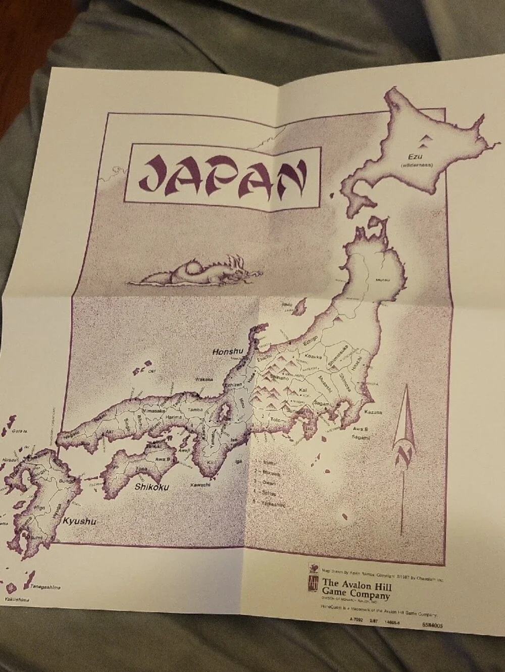 Land of Ninja Samurai Roleplaying Game - Purple